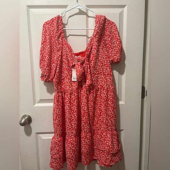 LC Lauren Conrad Tiered Tie Front Sundress - Picture 2 of 5